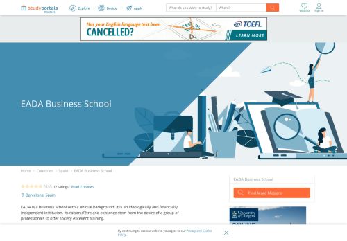 
                            4. EADA Business School - Barcelona - Spain - MastersPortal.com