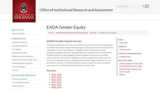 
                            13. EADA Gender Equity | Institutional Research and Assessment ...