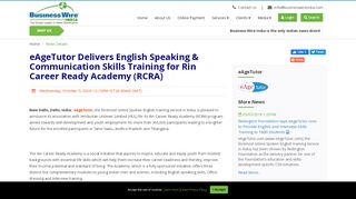 
                            8. eAgeTutor Delivers English Speaking & Communication Skills ...