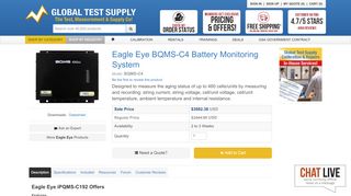 
                            7. Eagle Eye BQMS-C4 Battery Monitoring System - Global Test Supply