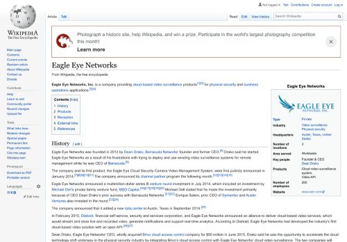 
                            9. Eagle Eye Networks - Wikipedia