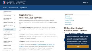 
                            7. Eagle Service | American University, Washington, DC