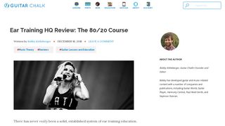 
                            3. Ear Training HQ Review: The 80/20 Course | Guitar Chalk