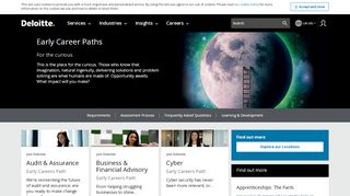 
                            1. Early Careers Path | Careers | Deloitte UK