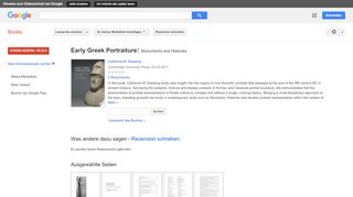 
                            10. Early Greek Portraiture: Monuments and Histories
