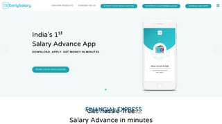 
                            4. EarlySalary: Salary Advance Loans|Get Instant Personal Loans Online