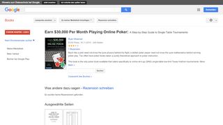 
                            9. Earn $30,000 Per Month Playing Online Poker: A Step-by-Step Guide to ...