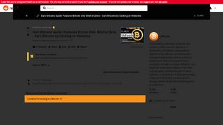 
                            13. Earn Bitcoins Guide: Featured Bitcoin Site: BitsForClicks - Earn ...