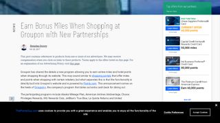 
                            10. Earn Bonus Miles When Shopping at Groupon with New Partnerships
