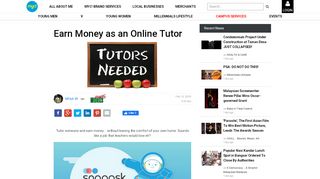 
                            8. Earn Money as an Online Tutor - MYC!