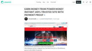 
                            1. EARN MONEY FROM POWER MONEY INSTANT 100% ...