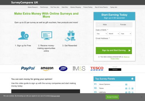 
                            4. Earn Money Online With Paid Surveys | SurveyCompare UK
