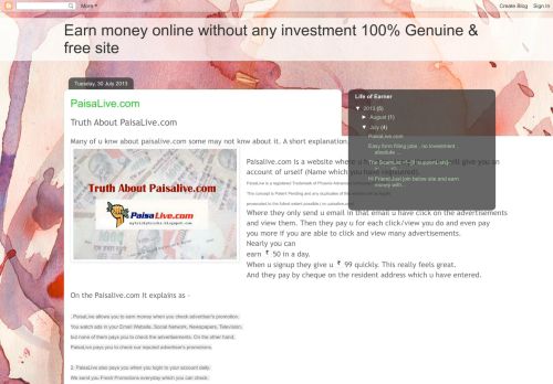 
                            9. Earn money online without any investment 100% Genuine  ...