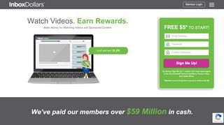 
                            12. Earn Money Watching Videos Online - $5 Signup Bonus - InboxDollars