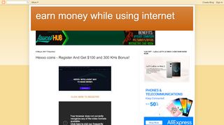 
                            4. earn money while using internet: Hexxo coins - Register ...