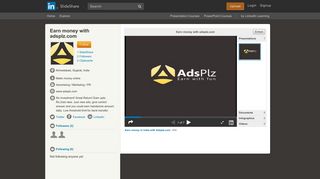 
                            7. Earn Money With Adsplz.com, Make money online at Www.adsplz.com