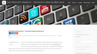 
                            7. Earn More with Smowtion - Yet Another Adsense Alternative | Bleuken