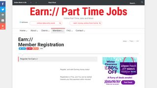 
                            6. Earn:// Part Tme Jobs - Work online from Home ... - Earn ...