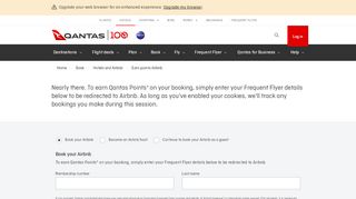 
                            13. Earn Qantas Points with Airbnb | Qantas