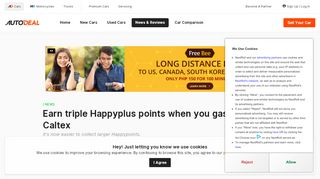 
                            11. Earn triple Happyplus points when you gas up at Caltex | Autodeal