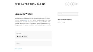 
                            12. Earn with W3adz – Real Income from Online