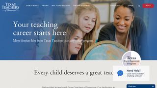 
                            7. Earn your Texas Teaching certificate online