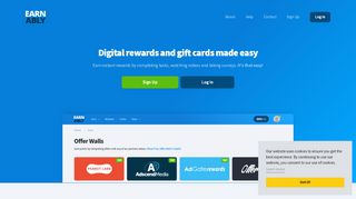 
                            2. Earnably: Earn Instant Rewards Online