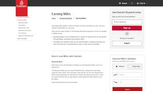 
                            10. Earning Miles | Emirates Skywards | Emirates