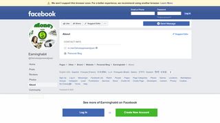
                            7. Earninghabit - About | Facebook