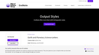 
                            11. Earth and Planetary Science Letters | EndNote