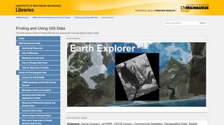 
                            7. Earth Explorer - Finding and Using GIS Data - UWM Libraries ...