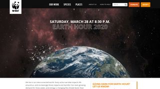 
                            7. Earth Hour | Join the movement | WWF