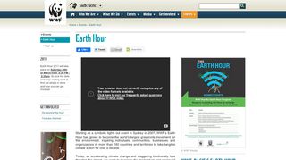 
                            11. Earth Hour - WWF-Pacific