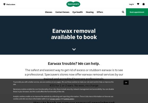 
                            7. Earwax Build-up and Removal | Hearing Loss | Specsavers IE