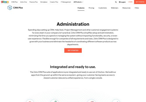 
                            6. Ease of administration | Zoho CRM Plus