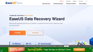 
                            4. EaseUS® | Data Recovery, Backup, Partition Manager & PC Utility ...