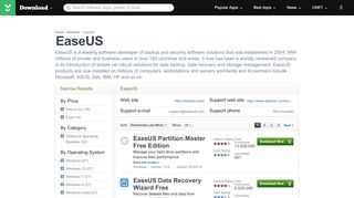 
                            5. EaseUS - Download.com