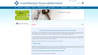 
                            13. Easiest - Central Depository Services (India) Limited