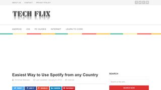 
                            13. Easiest Way to Use Spotify from any Country - Tech Flix