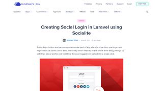 
                            5. Easily Add Social Login to Laravel Based Projects - Cloudways