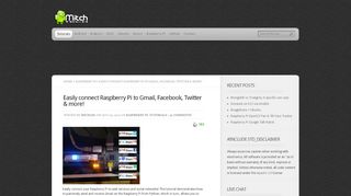 
                            10. Easily connect Raspberry Pi to Gmail, Facebook, Twitter & more ...