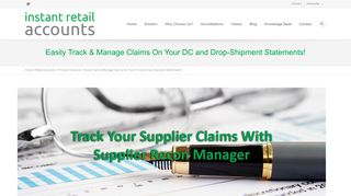 
                            6. Easily Track & Manage Claims On Your DC and Drop-Shipment ...