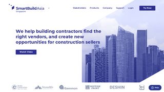 
                            2. Easing the buying & selling process in construction — SmartBuild Asia