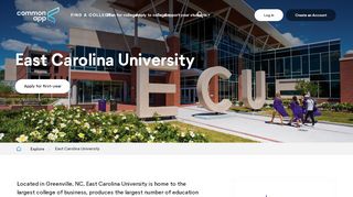 
                            9. East Carolina University | The Common Application