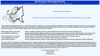 
                            11. East European Genealogical Society