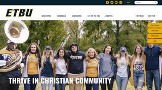 
                            11. East Texas Baptist University: Pursue the Path to God's Calling