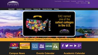 
                            12. Eastern Arizona College Homepage