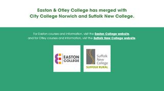 
                            8. Easton & Otley College - A leading land based college for ...