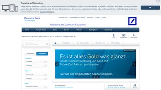 
                            6. Easy Aktienanleihen | Deutsche Bank - X-markets - Hebelprodukte ...