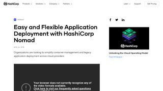 
                            9. Easy and Flexible Application Deployment with HashiCorp Nomad
